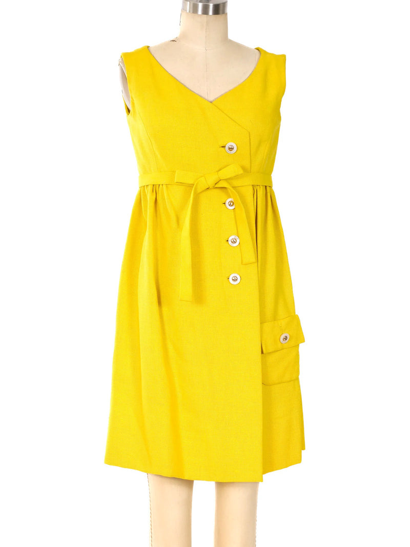 Geoffrey Beene Sunflower Linen Tank Dress Dress arcadeshops.com