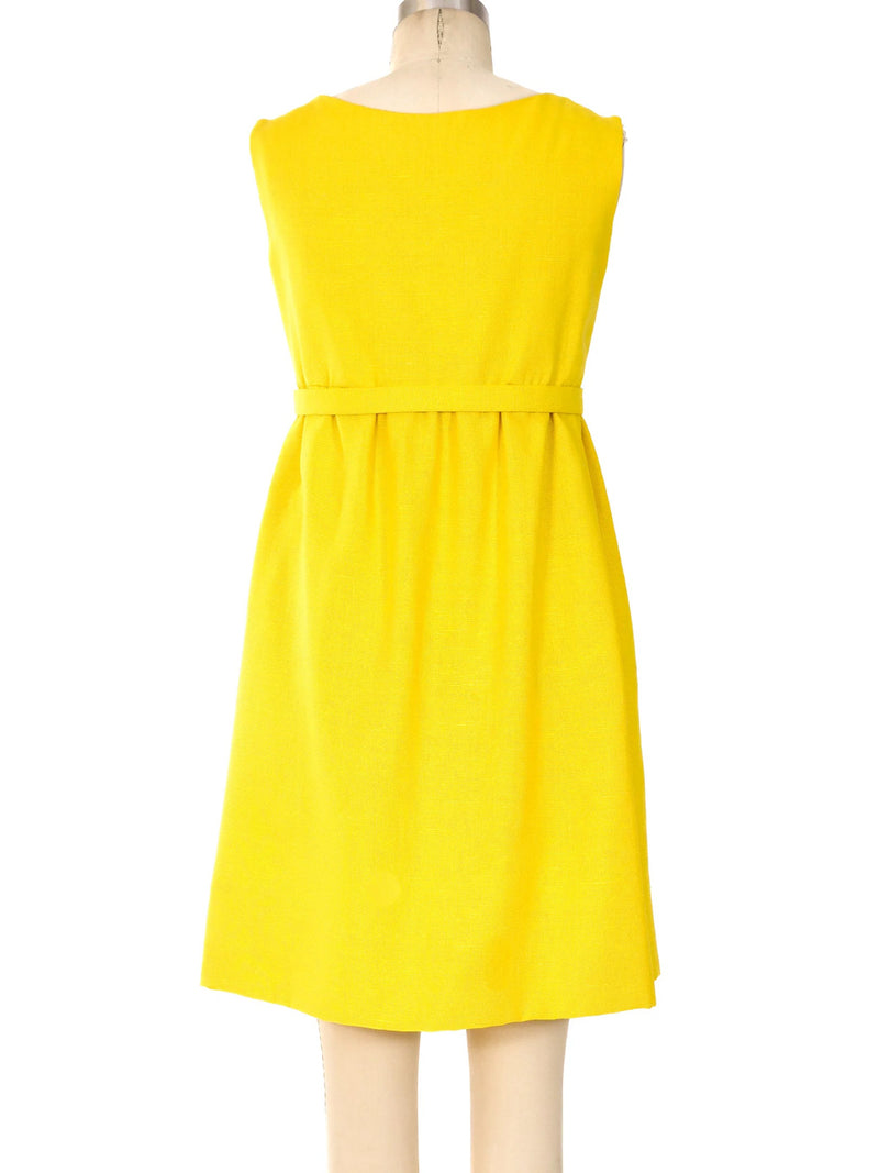 Geoffrey Beene Sunflower Linen Tank Dress Dress arcadeshops.com