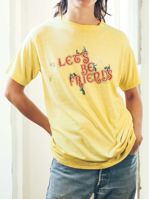 Let's Be Friends Tee T-Shirt arcadeshops.com