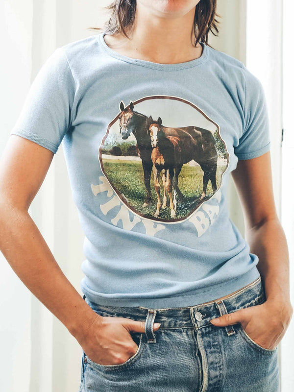 Tiny Bay Horse Tee T-Shirt arcadeshops.com