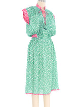 Diane Freis Colorblock Chiffon Dress Dress arcadeshops.com