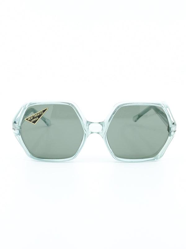 1970's Hexagonal Framed Sunglasses Accessory arcadeshops.com