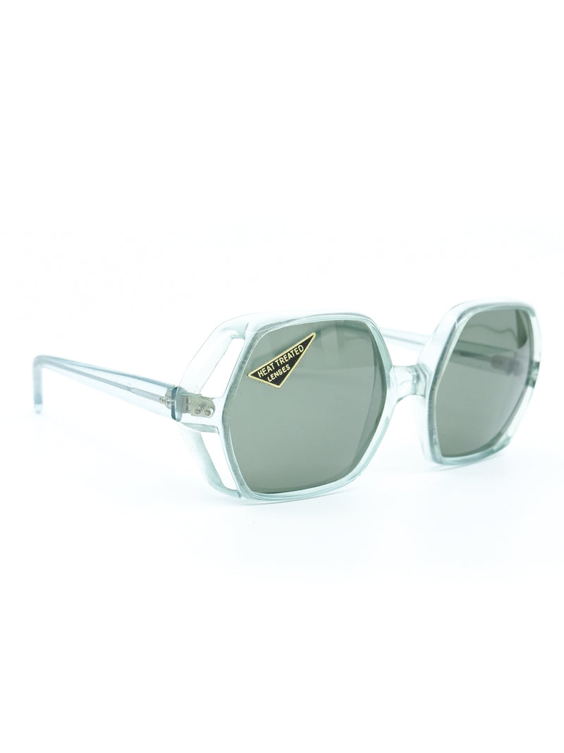1970's Hexagonal Framed Sunglasses Accessory arcadeshops.com