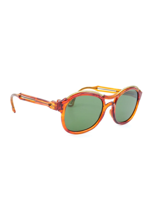 1940's Wire Accented Tortoise Sunglasses Accessory arcadeshops.com
