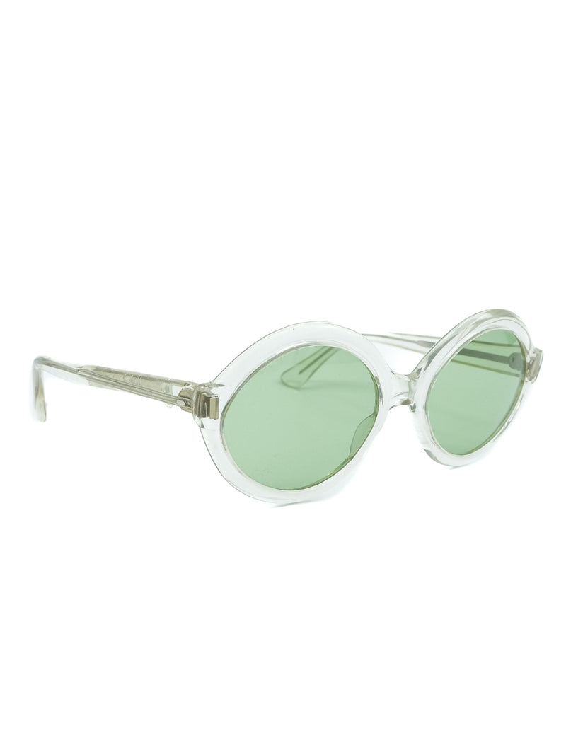 1960's Italian Green Lens Sunglasses Accessory arcadeshops.com