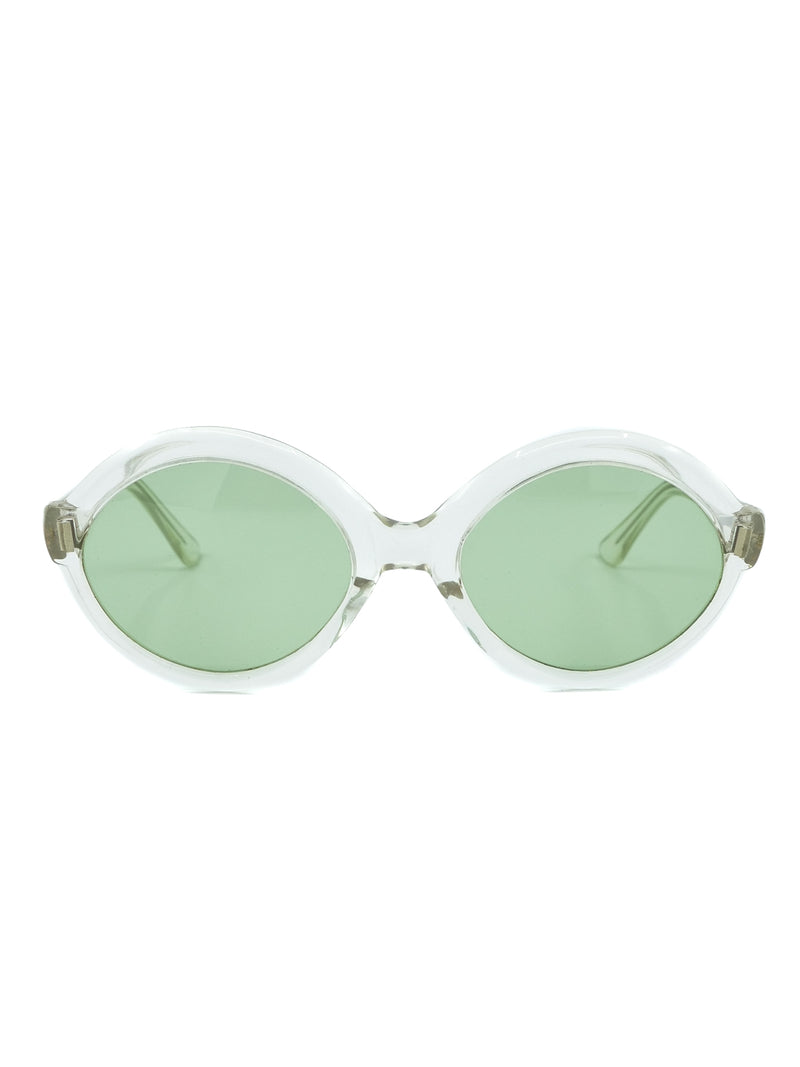 1960's Italian Green Lens Sunglasses Accessory arcadeshops.com