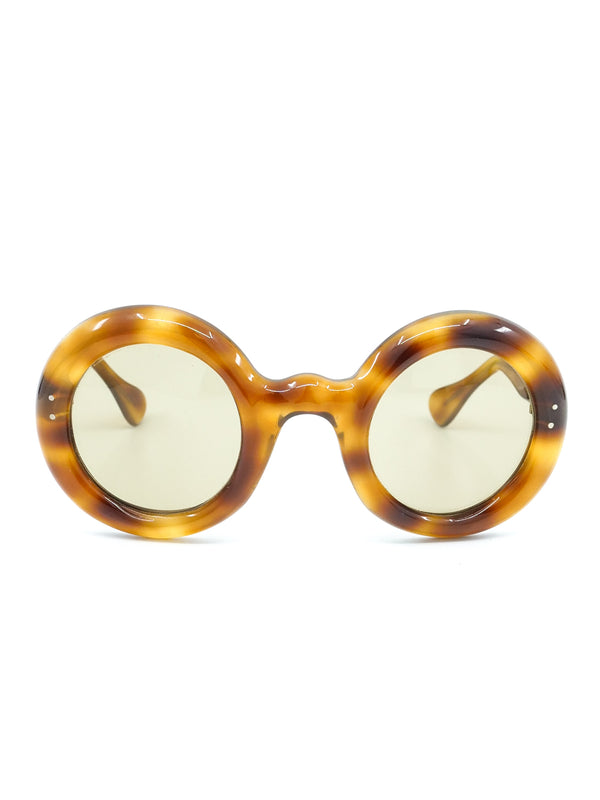 Paulette Guinet Havana Round Sunglasses Accessory arcadeshops.com