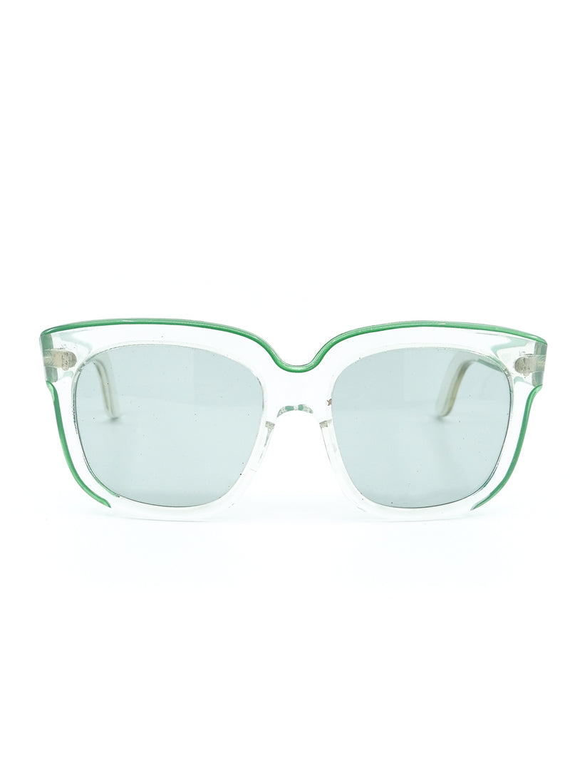 Emmanuelle Khanh Green Accented Sunglasses Accessory arcadeshops.com