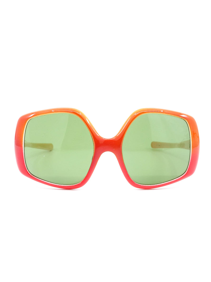 Orange Enamel French Sunglasses Accessory arcadeshops.com