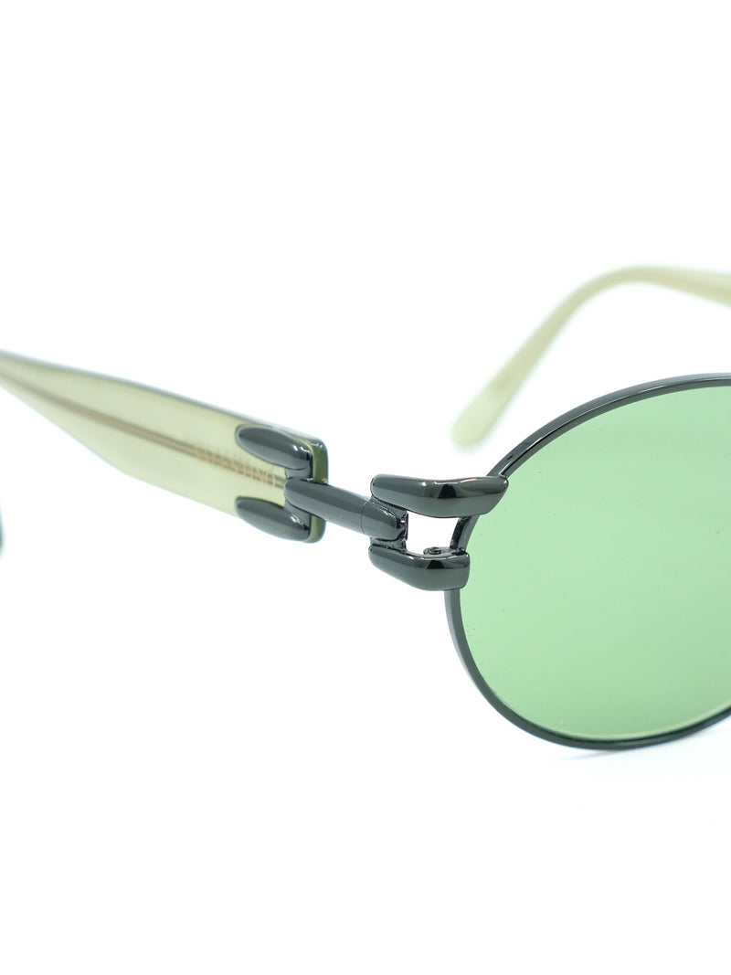 Valentino Green Tinted Sunglasses Accessory arcadeshops.com