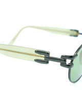 Valentino Green Tinted Sunglasses Accessory arcadeshops.com