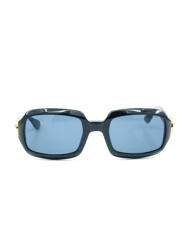 Gianfranco Ferre Rectangular Black Sunglasses Accessory arcadeshops.com