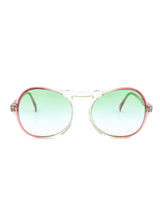 Cacharel Pink and Green Gradient Sunglasses Accessory arcadeshops.com