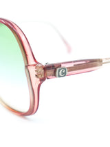 Cacharel Pink and Green Gradient Sunglasses Accessory arcadeshops.com