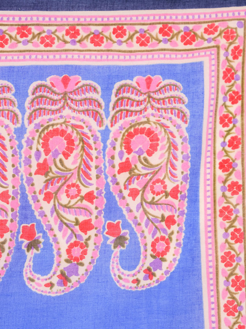 Yves Saint Laurent Paisley Cotton Gauze Scarf Accessory arcadeshops.com