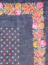 Yves Saint Laurent Floral Cotton Gauze Scarf Accessory arcadeshops.com