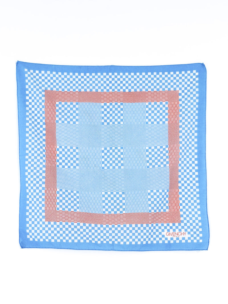 Givenchy Checked Cotton Gauze Scarf Accessory arcadeshops.com
