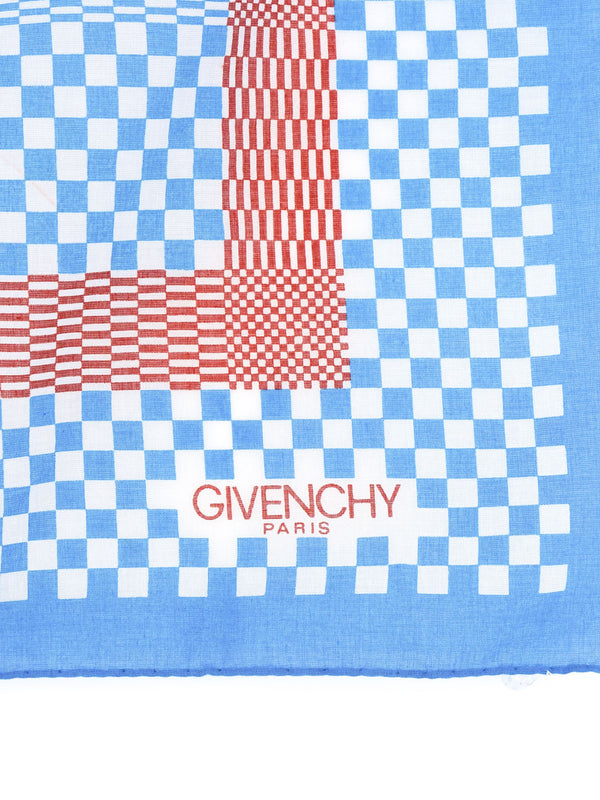 Givenchy Checked Cotton Gauze Scarf Accessory arcadeshops.com