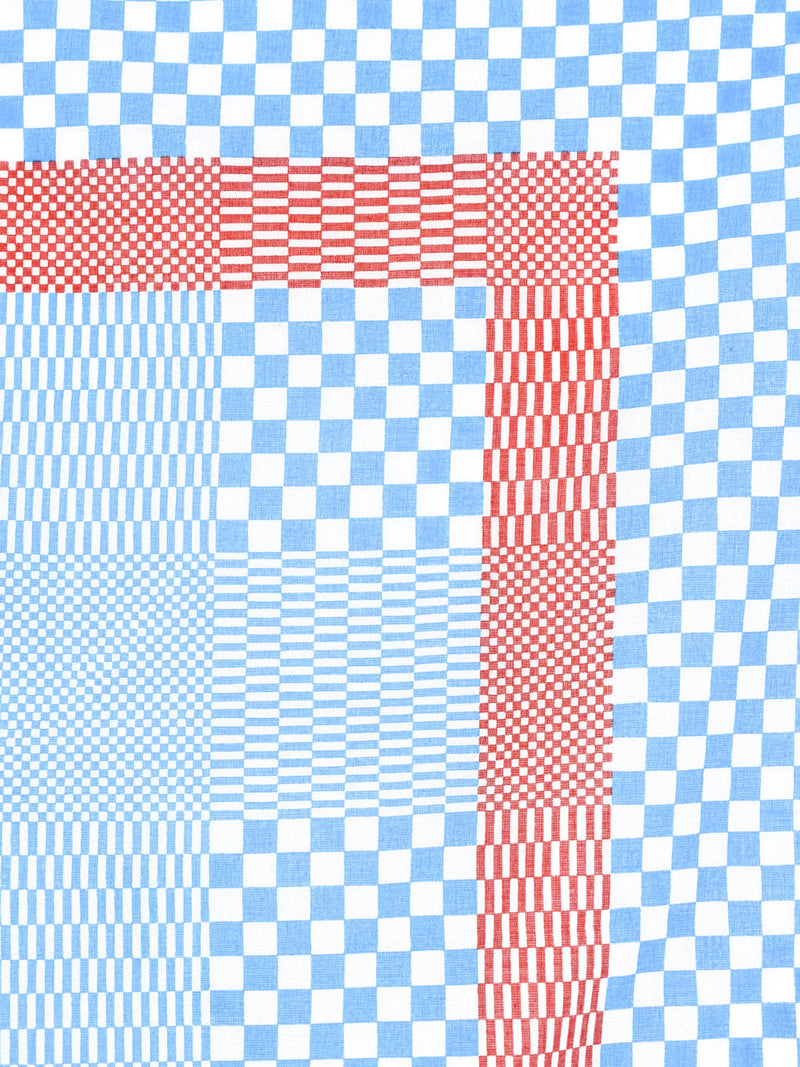 Givenchy Checked Cotton Gauze Scarf Accessory arcadeshops.com