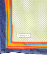 Yves Saint Laurent Leaf Printed Cotton Gauze Scarf Accessory arcadeshops.com