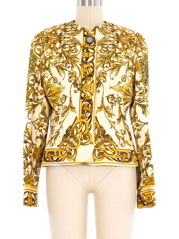 Gianni Versace Barocco Cropped Jacket Jacket arcadeshops.com