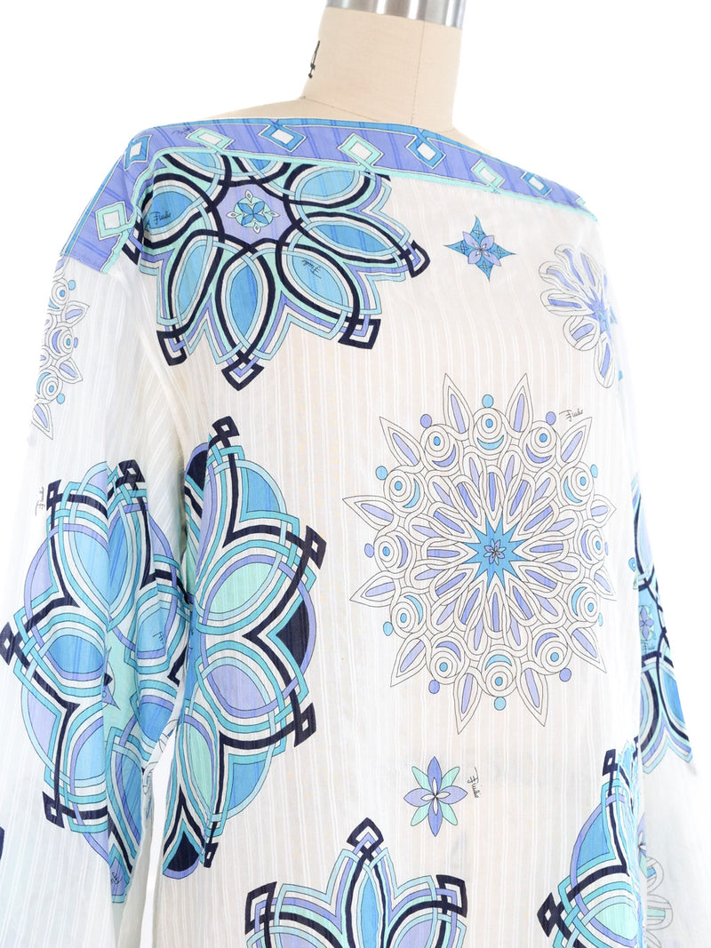 Emilio Pucci Printed Tunic Top arcadeshops.com