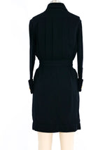 Chanel Button Front Coat Dress Dress arcadeshops.com