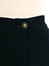 1994 Chanel High Waist Wool Trousers Bottom arcadeshops.com