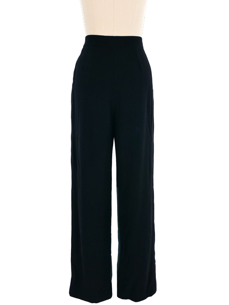 1994 Chanel High Waist Wool Trousers Bottom arcadeshops.com