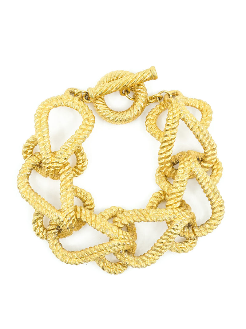 Givenchy Matte Goldtone Link Bracelet Jewelry arcadeshops.com