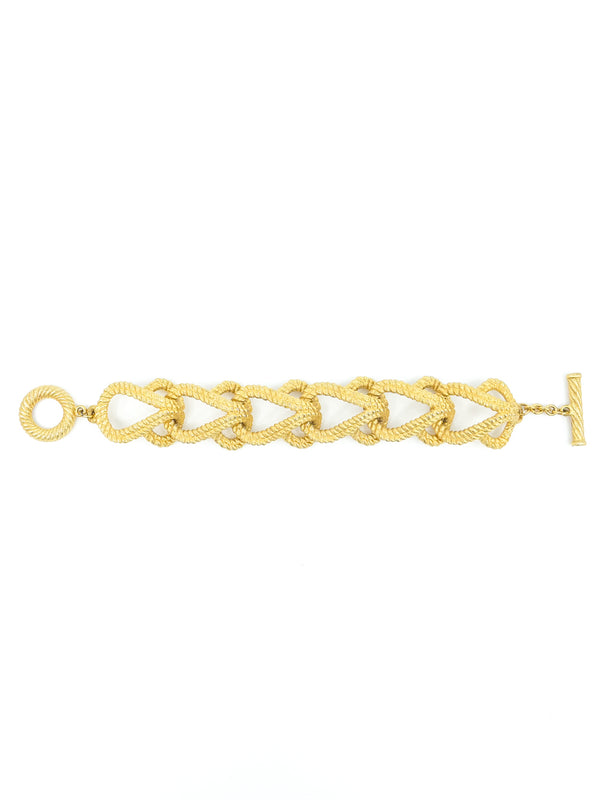 Givenchy Matte Goldtone Link Bracelet Jewelry arcadeshops.com