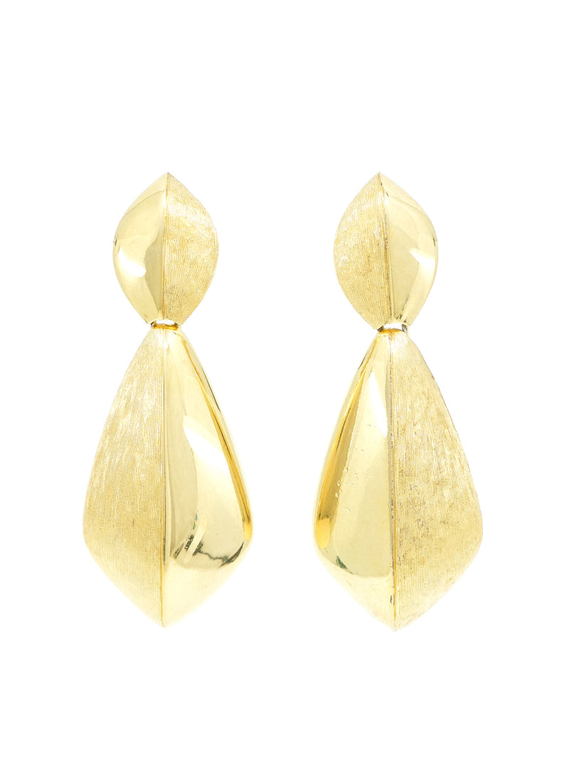 Givenchy Mixed Finish Teardrop Earrings Jewelry arcadeshops.com