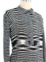 Missoni Knit Henley Top Top arcadeshops.com