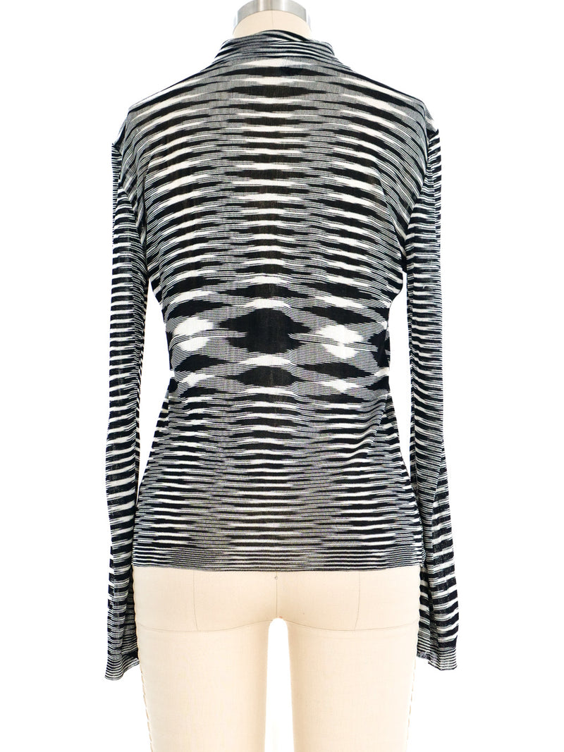 Missoni Knit Henley Top Top arcadeshops.com