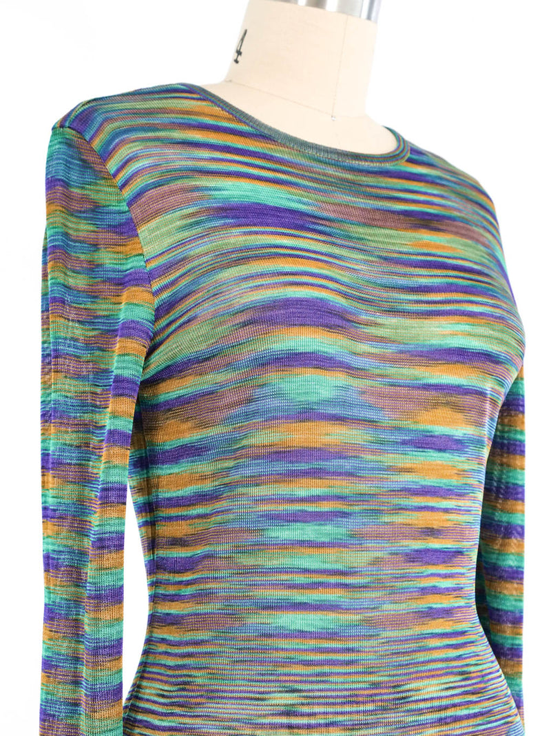Missoni Knit Long Sleeve Tee Top arcadeshops.com