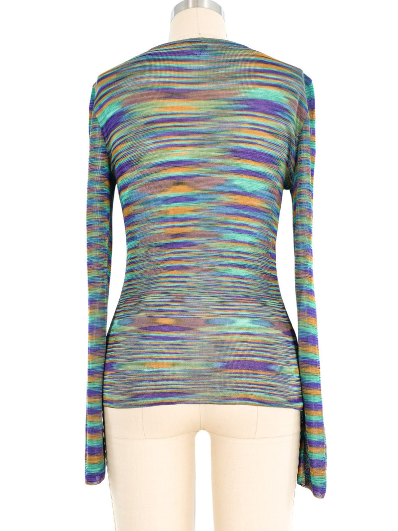 Missoni Knit Long Sleeve Tee Top arcadeshops.com