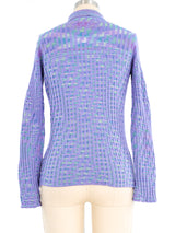 Missoni Lavender Knit Cardigan Top arcadeshops.com