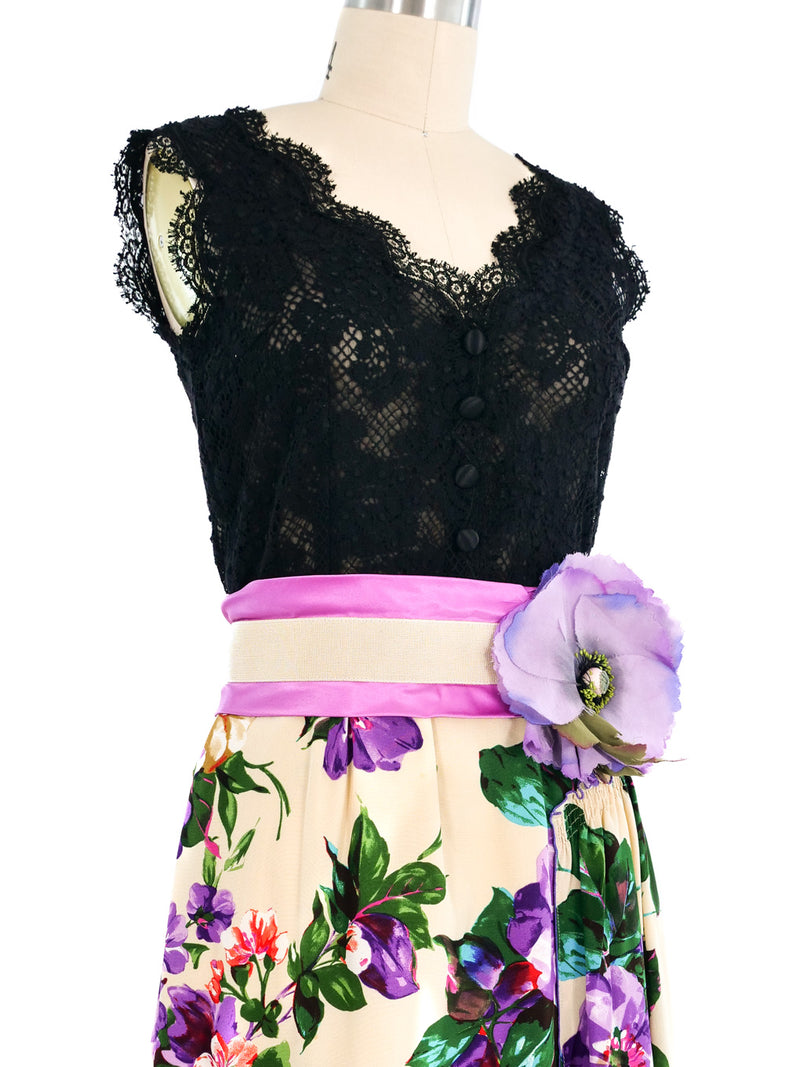 Dolce and Gabbana Floral Tank Dress Dress arcadeshops.com