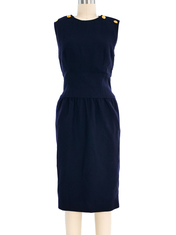 Oscar de la Renta Open Cross Back Dress Dress arcadeshops.com