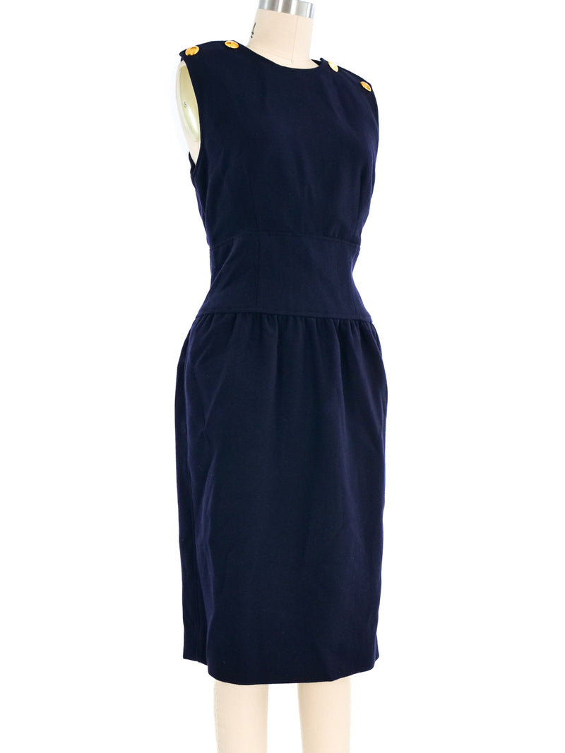 Oscar de la Renta Open Cross Back Dress Dress arcadeshops.com