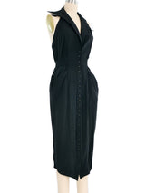 Thierry Mugler Belted Halter Dress Dress arcadeshops.com