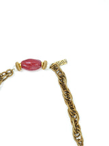 Yves Saint Laurent Glass Bead Chain Necklace Jewelry arcadeshops.com