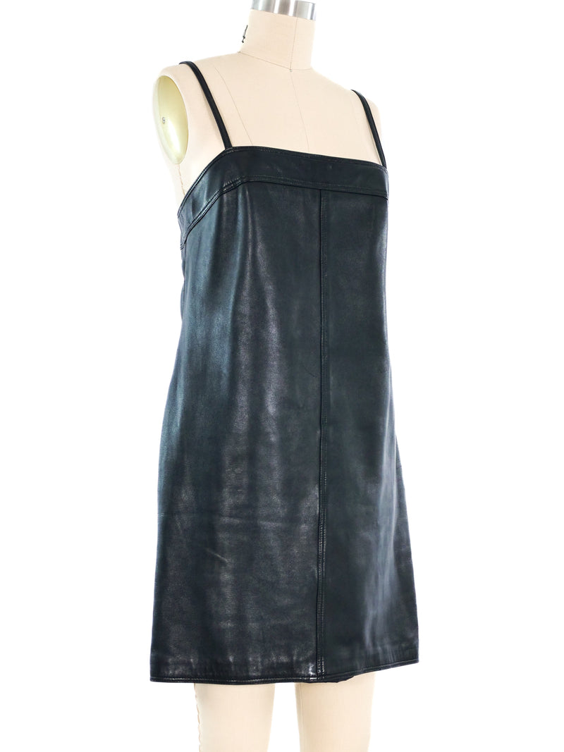 1997 Gianni Versace Leather Tank Dress Dress arcadeshops.com