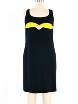 1997 Gianni Versace Couture Colorblocked Tank Dress Dress arcadeshops.com
