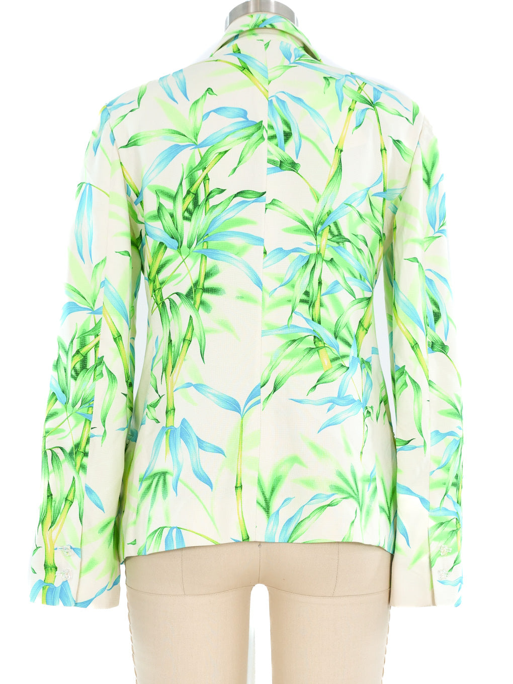 Gianni Versace Couture Bamboo Printed Blazer