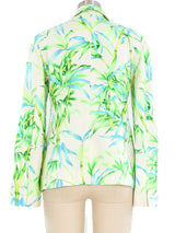 Gianni Versace Couture Bamboo Printed Blazer Jacket arcadeshops.com