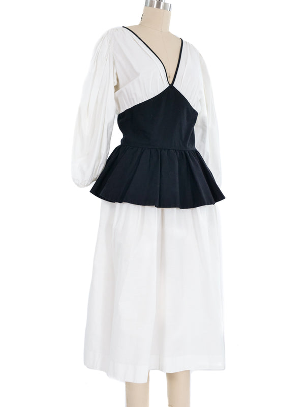 Yves Saint Laurent Peplum Dress Dress arcadeshops.com