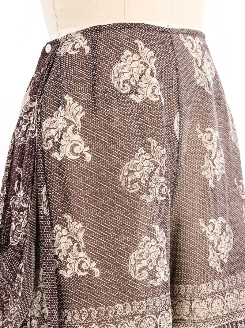Emanuel Ungaro Tie Back Silk Scarf Shorts Bottom arcadeshops.com