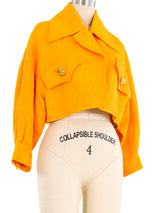 Christian Lacroix Marigold Cropped Jacket Jacket arcadeshops.com