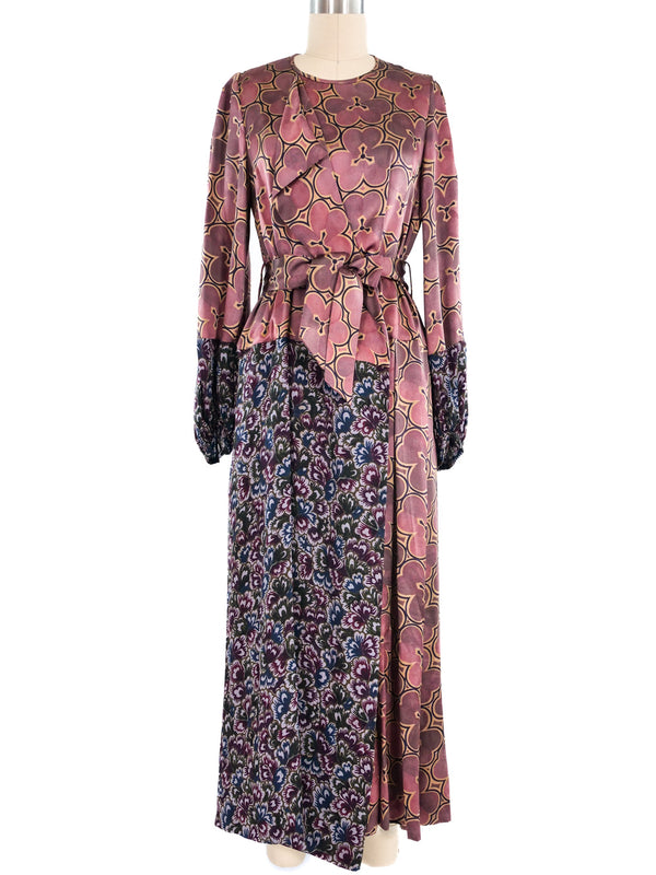 Dries Van Noten Balloon Sleeve Wrap Dress Dress arcadeshops.com